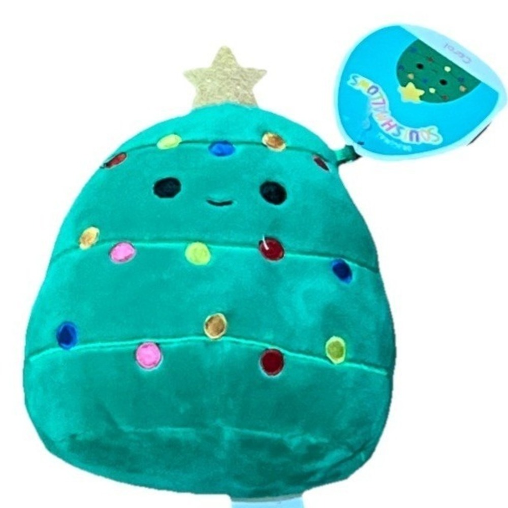 Squishmallows 5" Carol Christmas Tree NWT Kellytoy 2021 Squishmallows Holiday‎